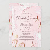 Invitation Fête des mariées Starfish de Palm Beach moderne (Devant / Derrière)