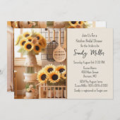 Invitation Fête des mariées Sunflower Kitchen (Devant / Derrière)