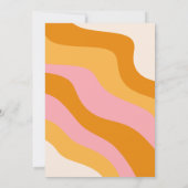 Invitation Fête des mariées super Retro Fleurs de Faisy (Dos)