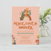 Invitation Fête des mariées Super Retro Rainbow (Debout devant)