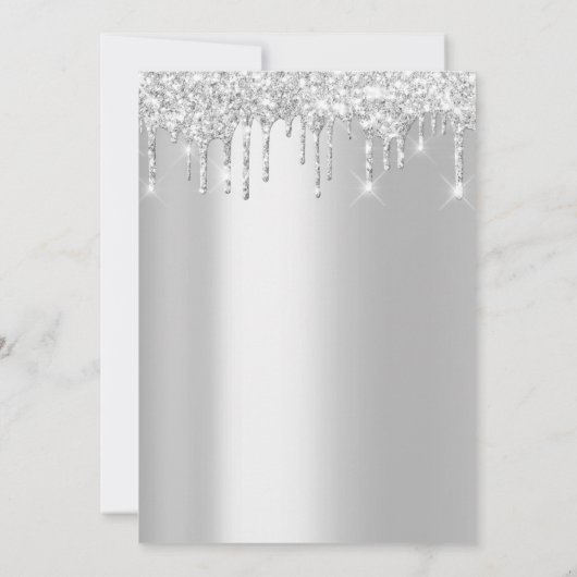 Invitation Fête des mariées Sweet 16e Parties scintillant Las (Dos)