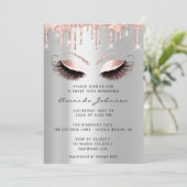 Invitation Fête des mariées Sweet 16e Parties scintillant Pin (Debout devant)