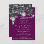 Invitation Fête des mariées Sweet 16th Marsala Jars Light (Devant / Derrière)