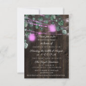 Invitation Fête des mariées Sweet 16th Pinky Jars Light (Devant)