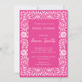 INVITATION FÊTE DES MARIÉES TALAVERA ROSE (Devant)