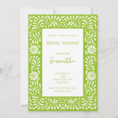 INVITATION FÊTE DES MARIÉES TALAVERA VERT (Devant)