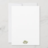 Invitation Fête des mariées Tea Party (Dos)