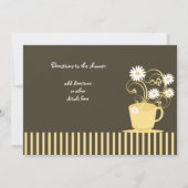 Invitation Fête des mariées Tea Party (Dos)