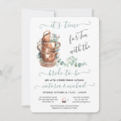 Invitation Fête des mariées Tea Party (Devant)