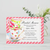 Invitation Fête des mariées Tea Party (Debout devant)
