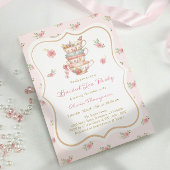 Invitation Fête des mariées Tea Party