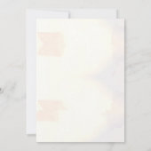 Invitation Fête des mariées Tea Party aux fleurs roses (Dos)