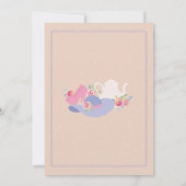 Invitation Fête des mariées Teapot Casquette Chaussures Bache (Dos)