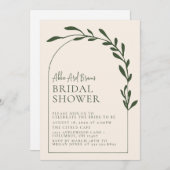 Invitation Fête des mariées Texte Du Script D'Arche Verte Min (Devant / Derrière)