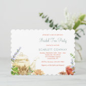Invitation Fête des mariées thé (Debout devant)