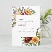 Invitation Fête des mariées Toscane-Bourgogne (Debout devant)