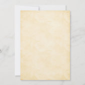 Invitation Fête des mariées Toscane en germe de citron (Dos)