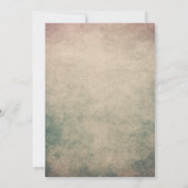 Invitation Fête des mariées tournesol vintage (Dos)