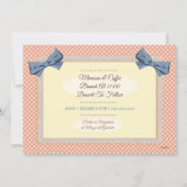 Invitation Fête des mariées très Vintage (Dos)