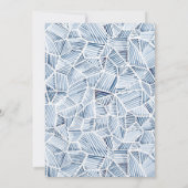 Invitation Fête des mariées Tropical Beach Palm Trees (Dos)