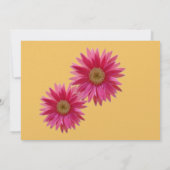 Invitation Fête des mariées Tropical Rose Daisy (Dos)