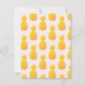 Invitation Fête des mariées tropicale Aloha modifiable (Dos)