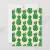 Invitation Fête des mariées tropicale Aloha modifiable (Dos)