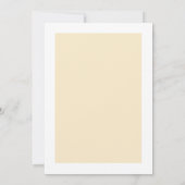 Invitation Fête des mariées tropicale amusante Cocktails Bois (Dos)