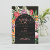 Invitation Fête des mariées tropicale de Luau (Debout devant)