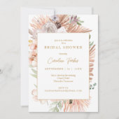 Invitation Fête des mariées tropicale moderne Boho (Devant)