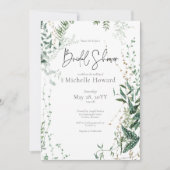 Invitation Fête des mariées tropicale tropicale moderne (Devant)