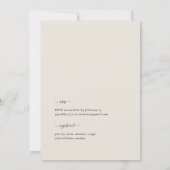 Invitation Fête des mariées turquoise Elegance White Hydrange (Dos)