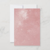 Invitation Fête des mariées Unicorn rose (Dos)