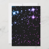 Invitation Fête des mariées unique de Parties scintillant ros (Dos)