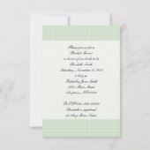 Invitation Fête des mariées V2 des années 1940 (Dos)