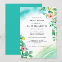 Fête des mariées végétale bleu turquoise rose