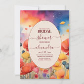 Invitation Fête des mariées végétale rustique (Devant)