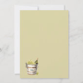 Invitation Fête des mariées vinicole (Dos)