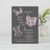 Invitation Fête des mariées vintage (Debout devant)