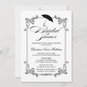 Invitation Fête des mariées vintage (Devant)