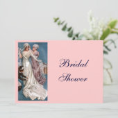 Invitation Fête des mariées vintage (Debout devant)