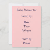 Invitation Fête des mariées vintage (Dos)