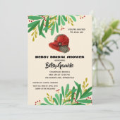 Invitation Fête des mariées vintage Cloche Derby (Debout devant)