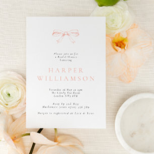 Invitation Fête des mariées vintage de fond