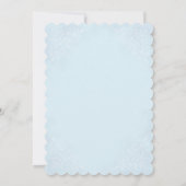 Invitation Fête des mariées vintage Tea Party Aqua (Dos)