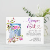Invitation Fête des mariées virtuelle aquarelle par courrier (Debout devant)