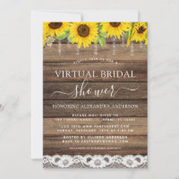 Fête des mariées virtuelle Ferme de tournesol rust