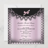 Invitation Fête des mariées Wedding shower Zebra (Dos)