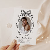 Invitation Fête des mariées Whimsical moderne main dessinée B