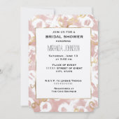 Invitation Fête des mariées XO Rose White Gold Love (Devant)